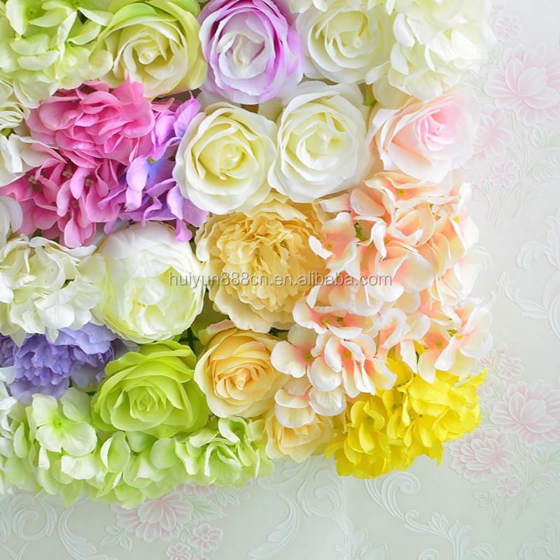シルク造花様々な壁の装飾のための結婚式のステージの背景仕入れ・メーカー・工場