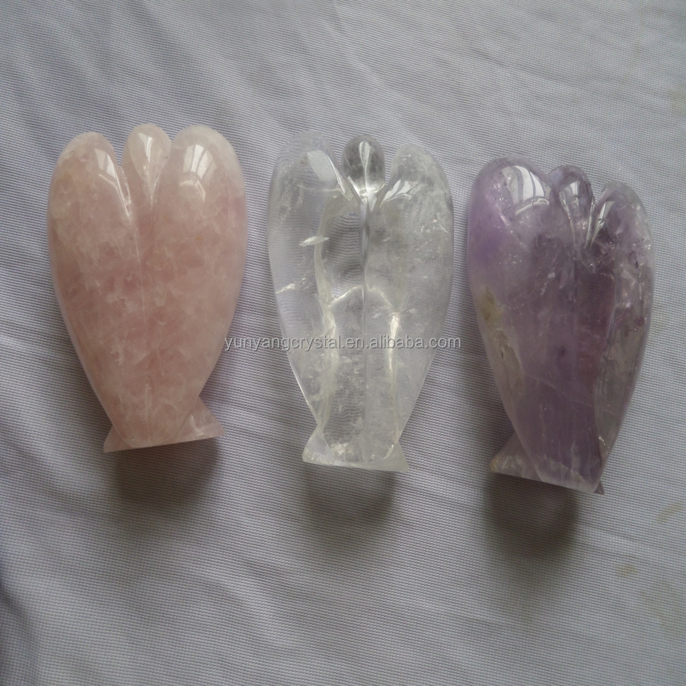 clear quartz crystal angels natural energy crystals angel