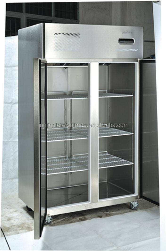 Top S Commercial Upright Refrigerator Freezer With Double Glass Freezer With Double Glass Door Jpg