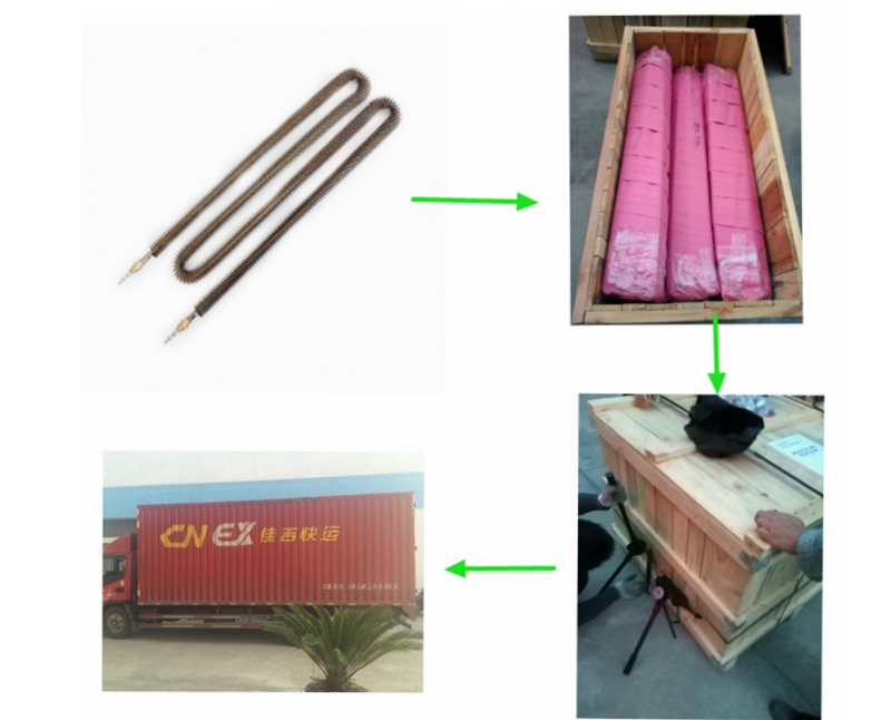 industry heat exchange finned tubular heater