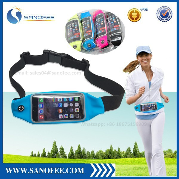 amazonベストセラー携帯電話防水ベルトを実行しているスポーツライクラ6携帯電話iphoneのためのスパンデックスライクラランニングウエストベルト仕入れ・メーカー・工場