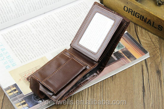 プロモーションカジュアル財布男性用財布、 男性の新しいデザインのレザートップ付き財布コインの袋仕入れ・メーカー・工場