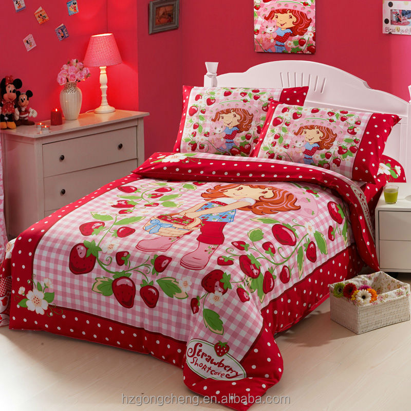 Beautiful Children Fairy Bedding Set 3pcs Quilt Cover Bed Sheet