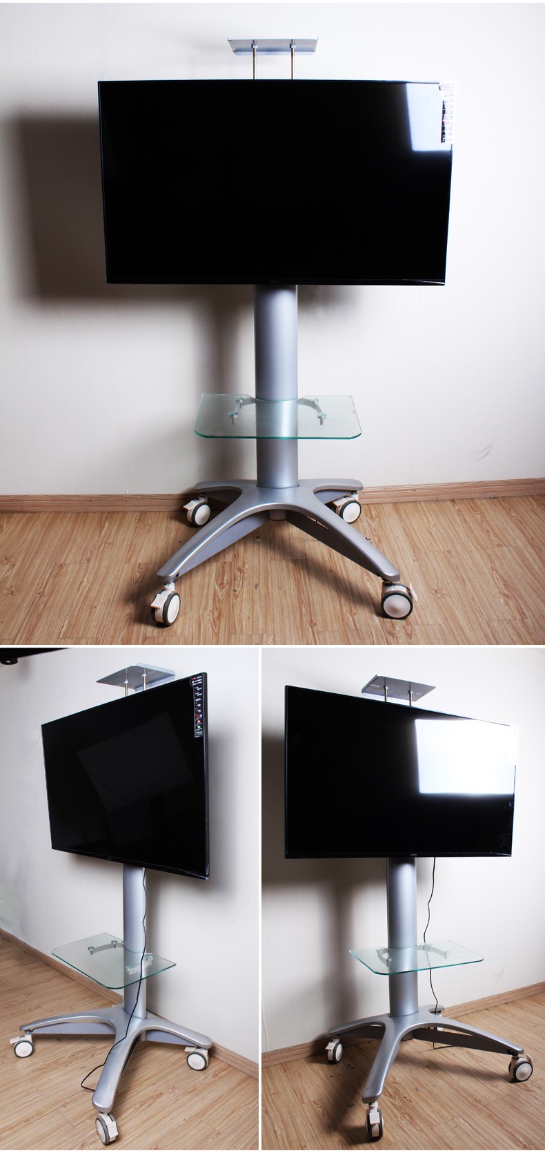 Universal mobile tv carrello supporto per led, lcd, plasma, e ...