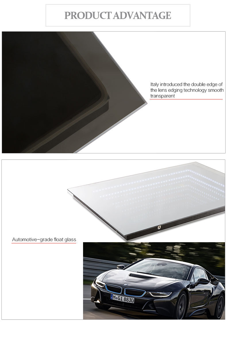 長方形のled照光機能ミラーと照明付きミラーjzy2015熱い販売の無限大仕入れ・メーカー・工場