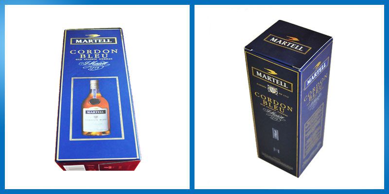 high quality printed red wine foam box