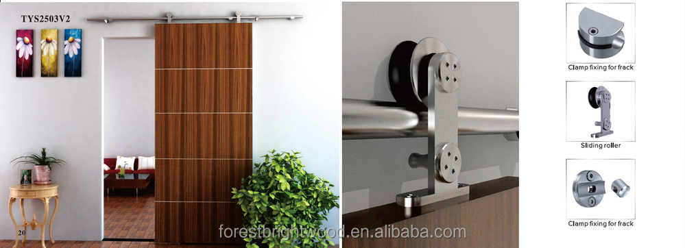 Barn wood sliding door hardware