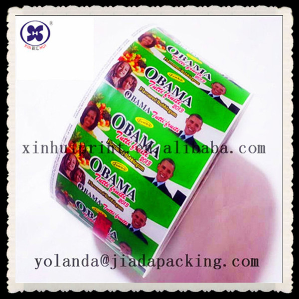 Custom printed wax paper for chewing gum turbo