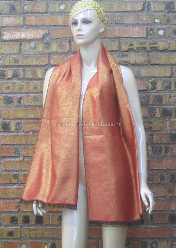 新しいスタイルのシンプルなファッションソリッドカラー100％の絹のスカーフ仕入れ・メーカー・工場