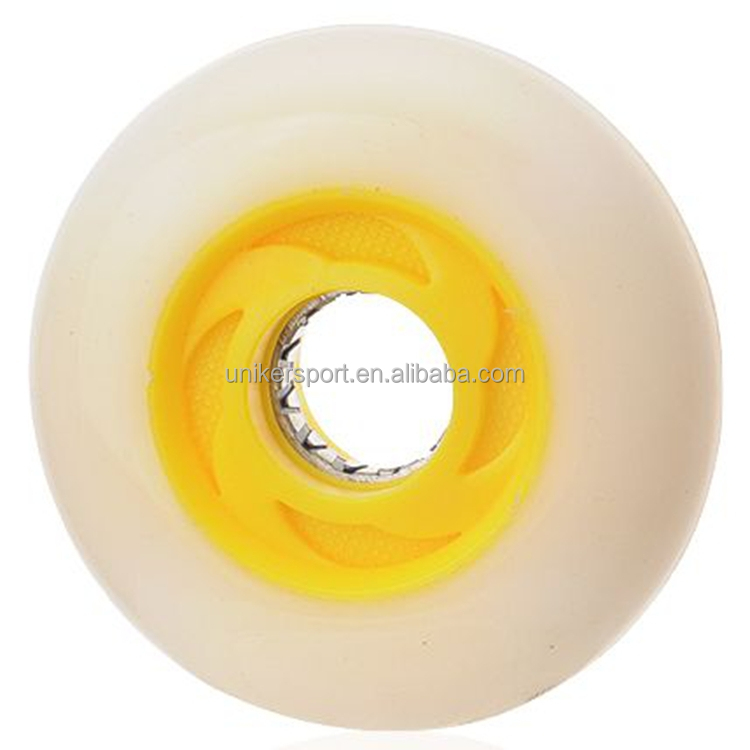 76mm*24mm、 led点滅、 puの車輪、 プロのインラインスケートの車輪問屋・仕入れ・卸・卸売り