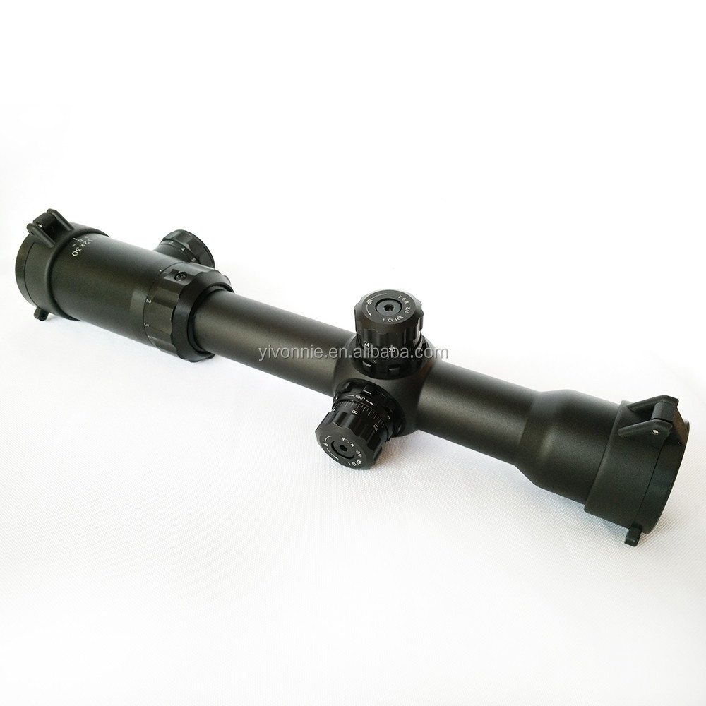 1-12X30mm 1/2 moa レチクル長距離射撃超広角riflescopes狩猟スコープ で滑らか な ダスト カバー仕入れ・メーカー・工場