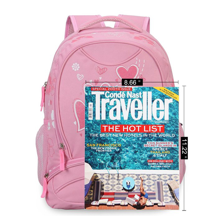 2015 Hot Sales Samples Are Available Pink School Bags For Girls