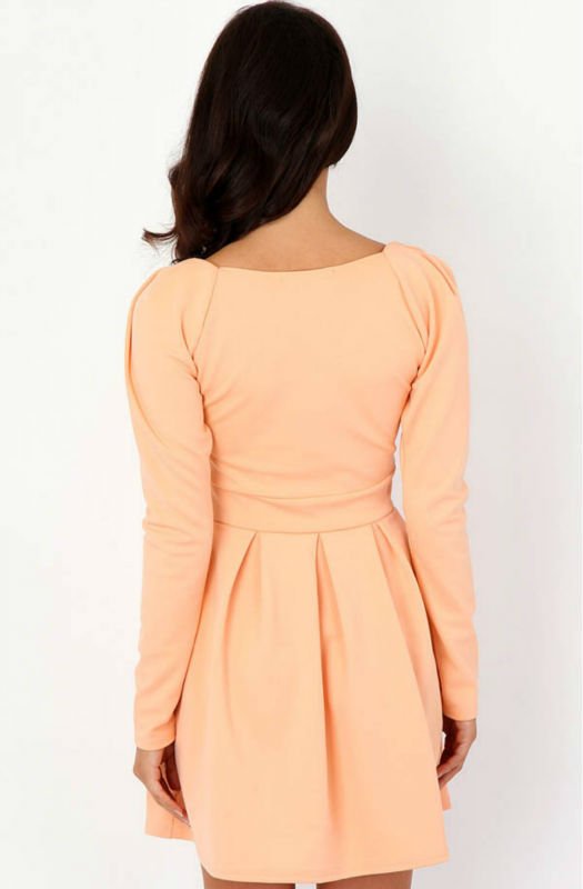 Long Sleeved Fitted Casual Dresses Below The Knee D1136 Buy Casual