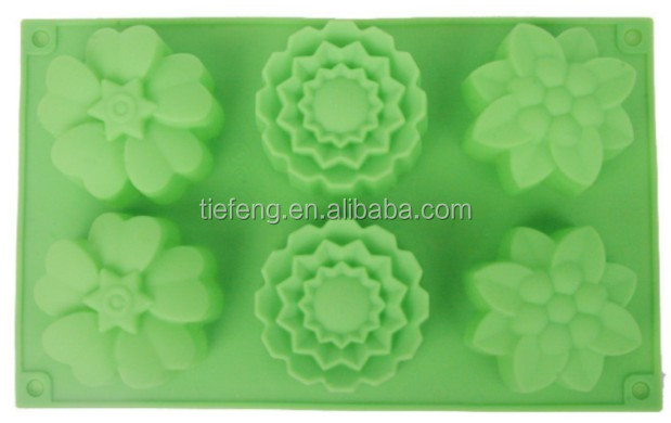 new design 6 cavity easter egg shaped silicone cake molds chocolate molds