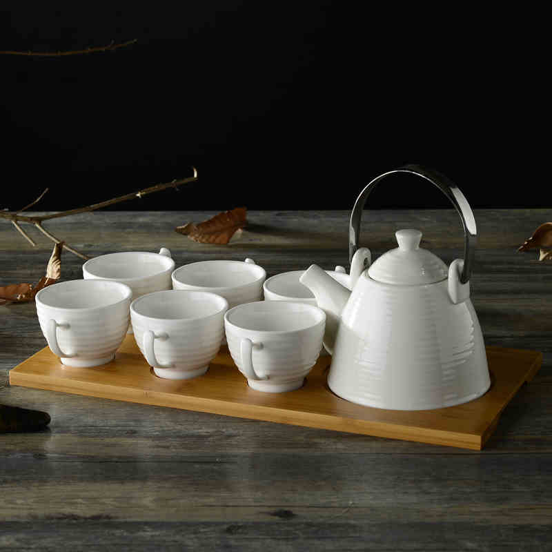 コーヒー紅茶とカップのセットと竹のまな板/穴のあるトレイ仕入れ・メーカー・工場