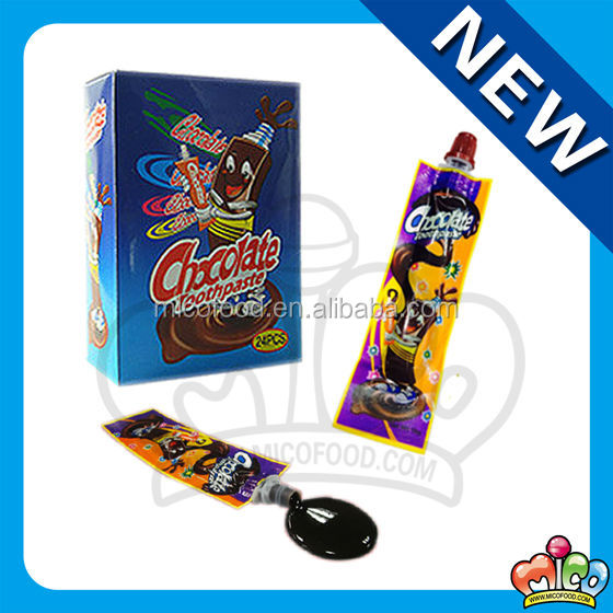toothpaste chocolate paste in tube