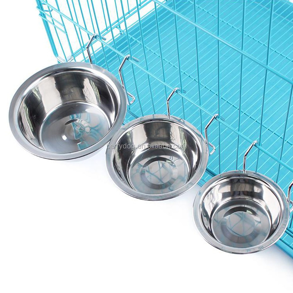 犬の ケージ を ぶら下げ ステンレス鋼金属食品ボウル仕入れ・メーカー・工場