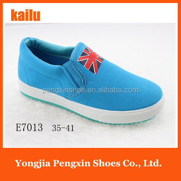 2015 wholesale china women shoes new model canvas shoes
