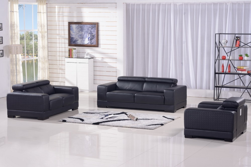 Living modernos muebles sofá de cuero genuino 2017 sofás para la ...