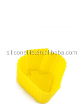 High quality colorful shape silicone molds for microwave cake/cake decorating
