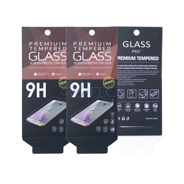 ユニバーサル携帯電話強化ガラススクリーンプロテクター紙箱包装仕入れ・メーカー・工場