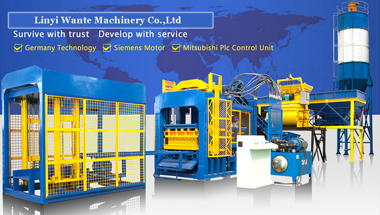 CHINA WANTE MACHINERY QT4-15C fully automatic concrete block machine 200000