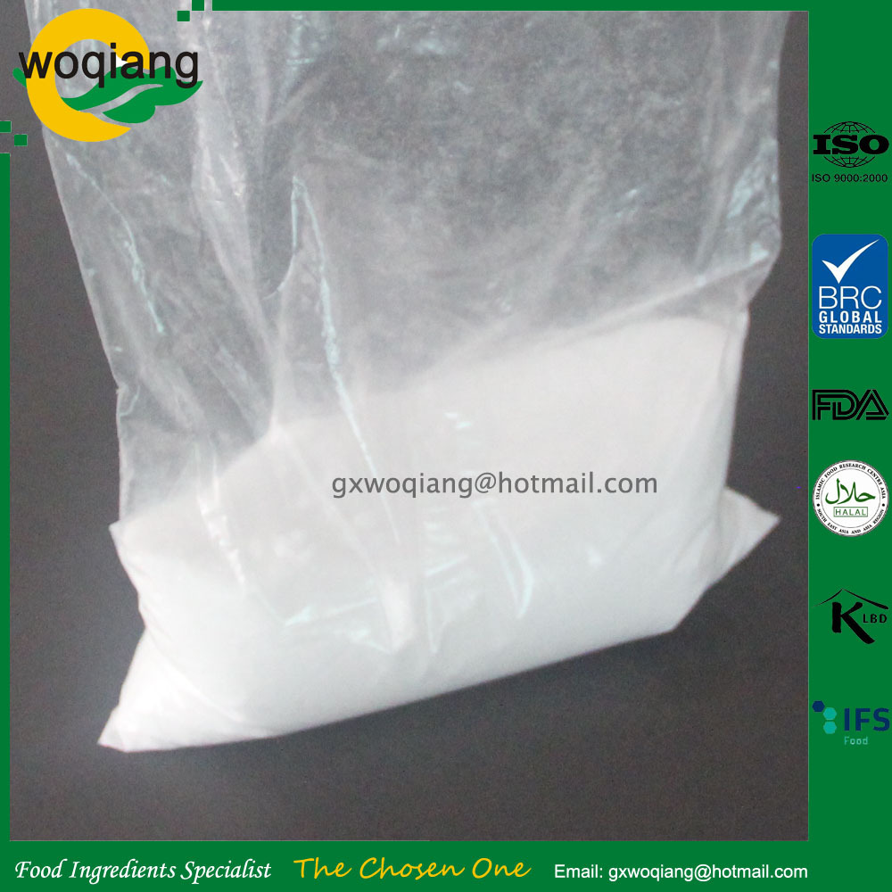 white crystalline powder acesulfame k used in candy