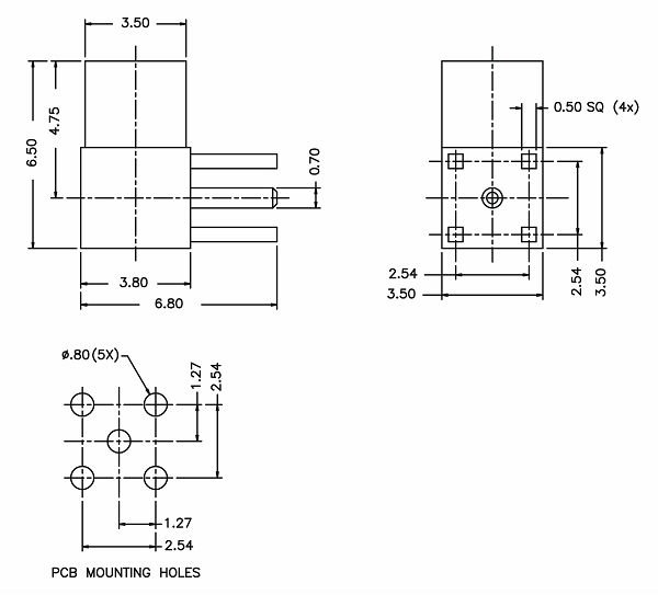 Mmcxpcbマウントコネクタの右側ジャックメス50オーム、 ul、 cerohs指令kls1-mmcx004mmcxメスコネクタ仕入れ・メーカー・工場