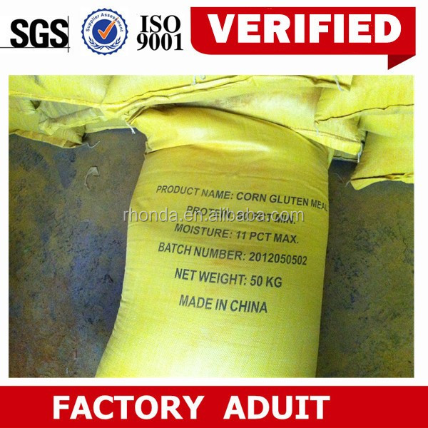 We 100% inspect our final product yellow powder corn gluten meal 60%