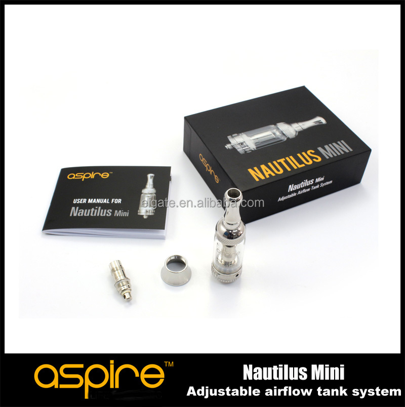 14 August newest aspire nautilus mini BVC coil best atomizer mini nautilus glassomizer