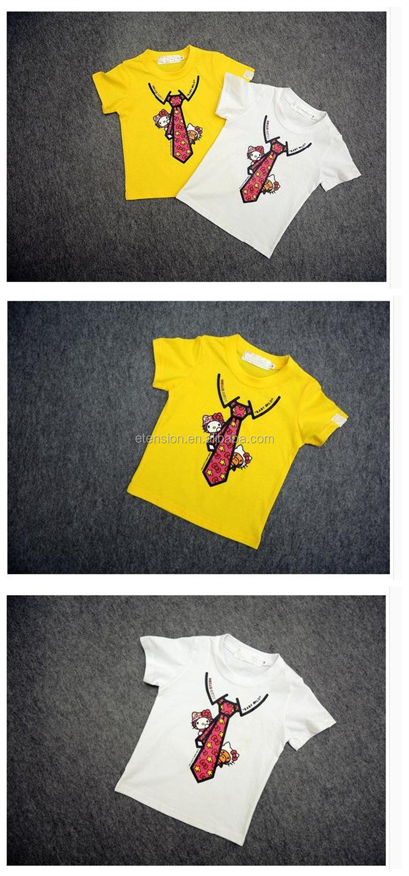 Oem美しいプリントラブリーキッズ女の子スリムフィットtシャツ仕入れ・メーカー・工場