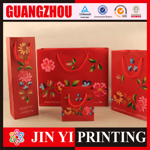 gzjinyi printed luxury packaging wholesale custom paper bag