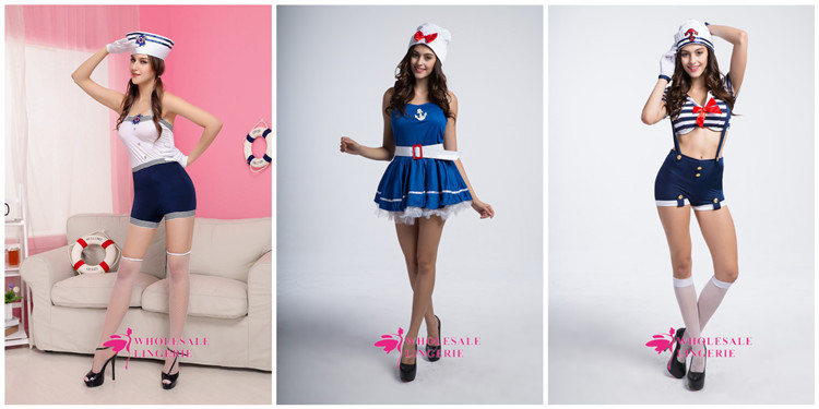 elegent女性青2015セーラー服コスプレ衣装付きキャップと高品質仕入れ・メーカー・工場