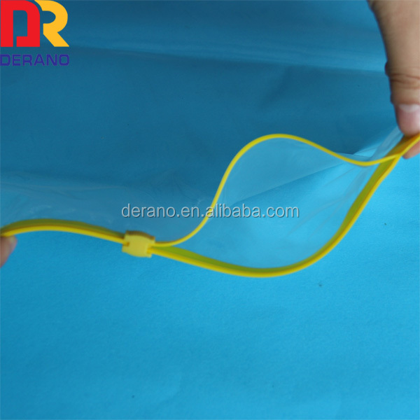 Clear LDPE slider bag with zipper/LDPE zipper bag