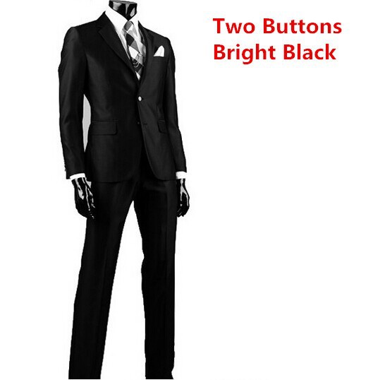two buttons bright black