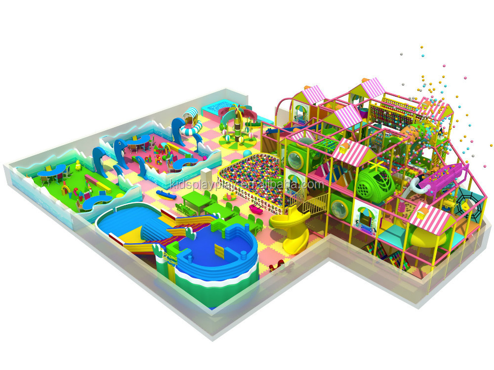 children indoor playground big slides for sale