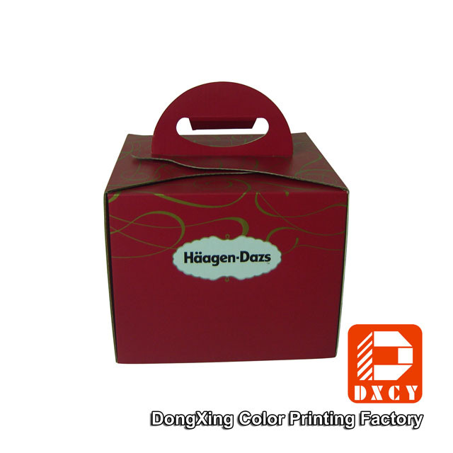 Glossy lamination sturdy corrugated wedding cake box