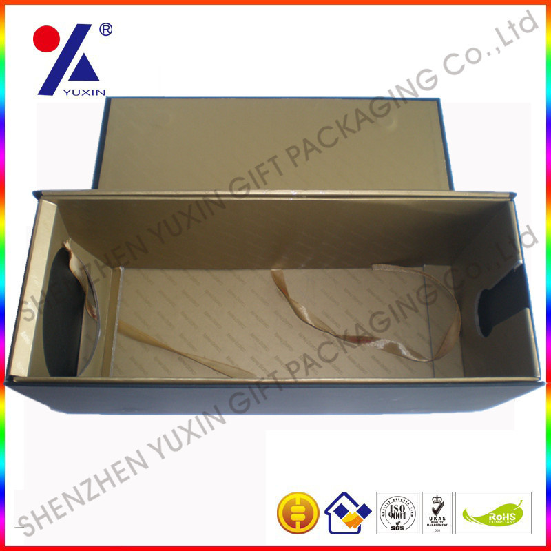 Luxurious paper red wine box /foldable box/Factory price/MOQ1000pcs/Free sample