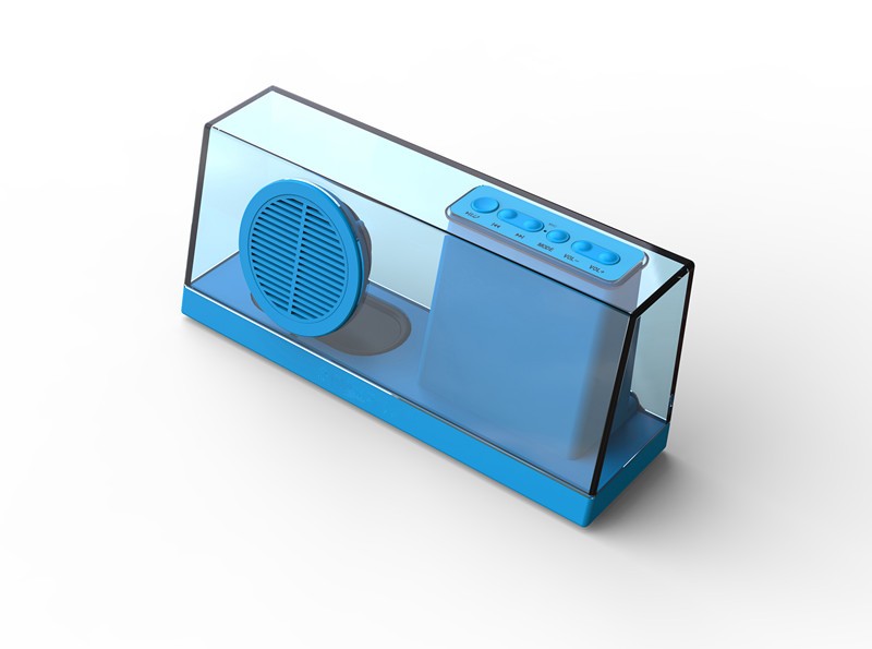 2016ワイヤレスクリスタル外側ケースbluetoothスピーカーfmラジオ中国製仕入れ・メーカー・工場