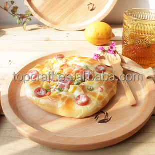 日本2015オークウッド木製食品トレイプレート、 家の装飾ティートレイ、 食品の果物チーズプレート皿プラッター仕入れ・メーカー・工場