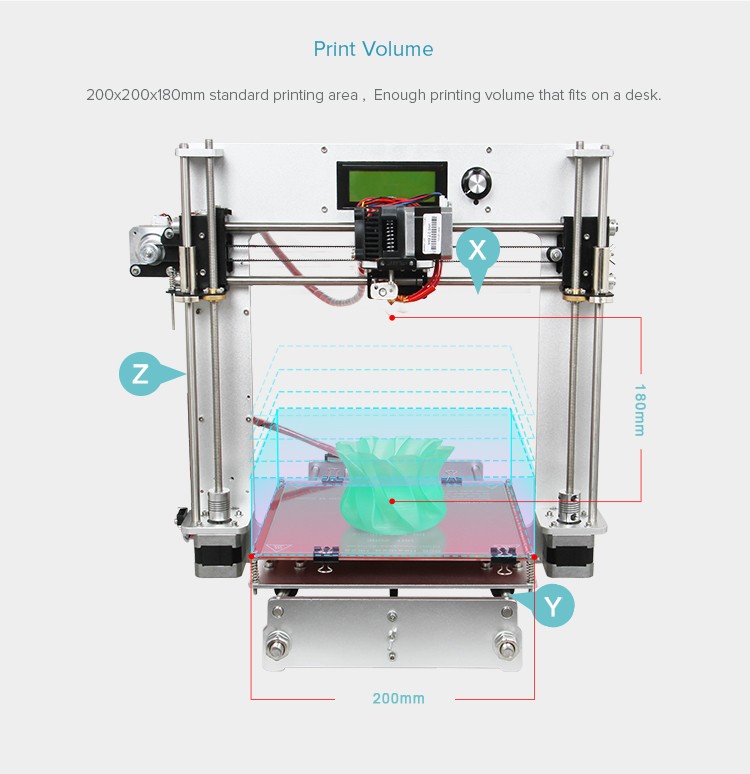 Geeetechプロフェッショナル3dプリンタアルミprusa i3は発売中仕入れ・メーカー・工場