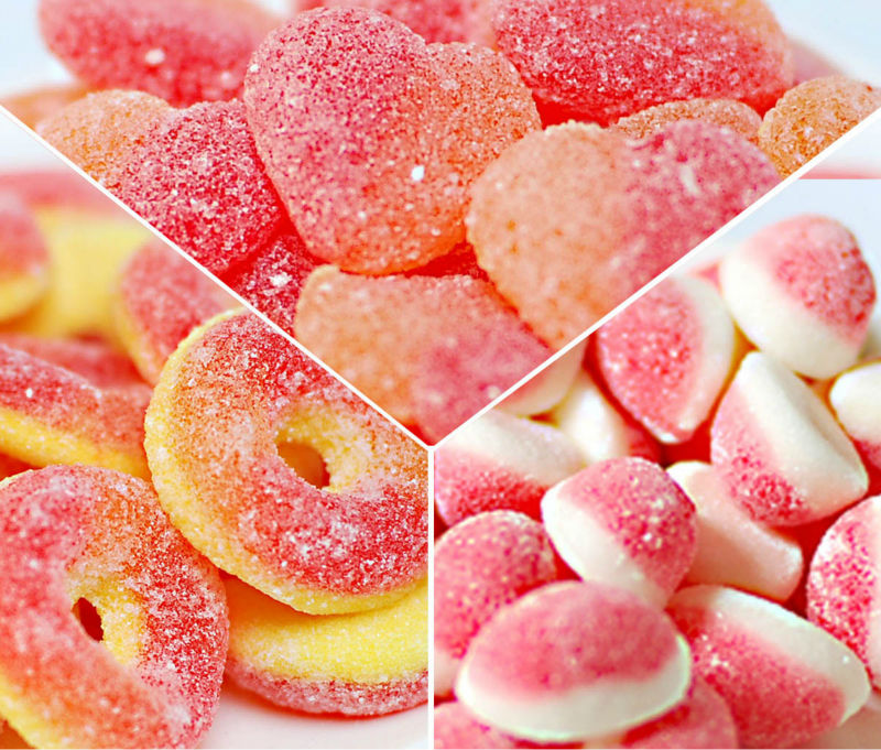 Ring Gummy Chew Candy Sour/Sugar Coat Fruit Candy