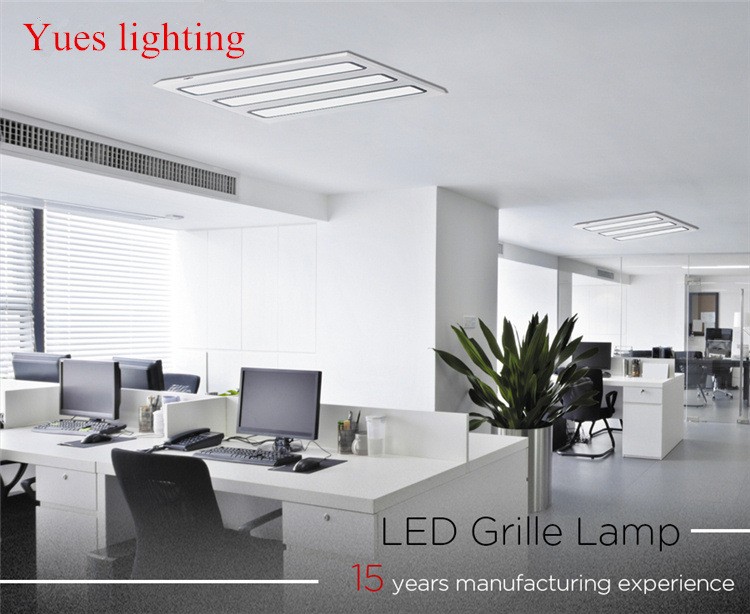 30w 600*600 Led Grille Light/suspended Led Ceiling Fixture/ Led Grid