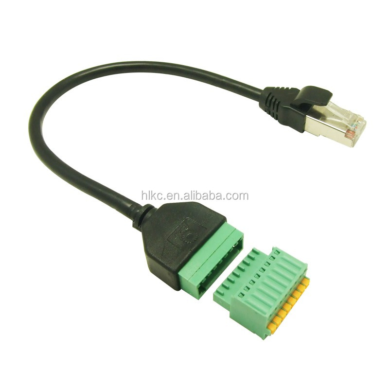 CON300-BLOCK - Adaptateur de RJ45 au terminal, Connecteur RJ45 mâle,…