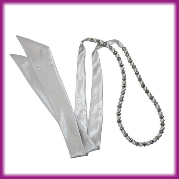 女性サテンサッシュベルトを飾る2014年真珠が付いている問屋・仕入れ・卸・卸売り