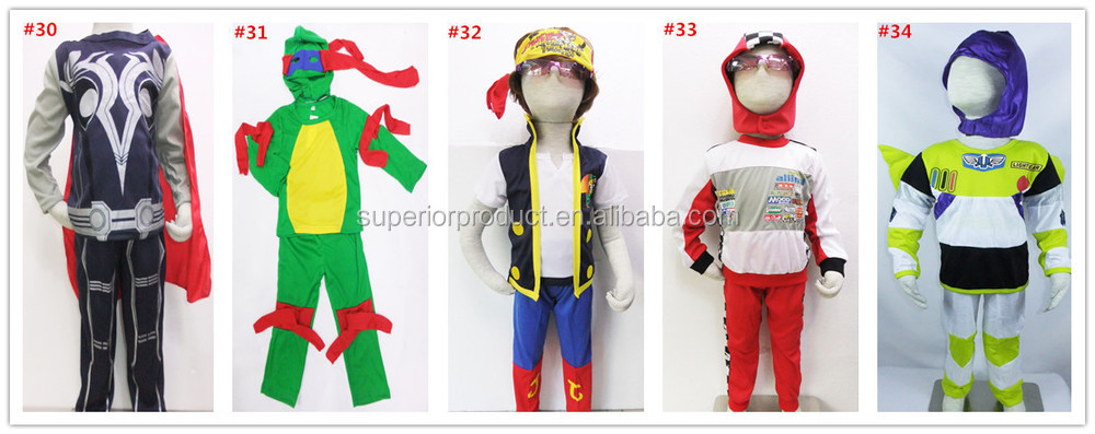 子供ハロウィンパーティの衣装、 子供の年齢3- 7kyouryuu戦隊jurangerコスプレ、 少年役割- 再生ゴースト衣類仕入れ・メーカー・工場