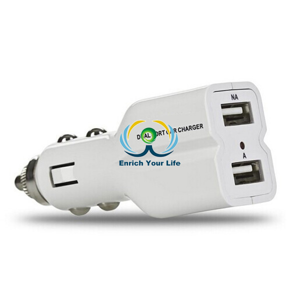 白デュアルusb4.2a( 20w) 車の充電器のために設計されたリンゴとアンドロイド端末のための問屋・仕入れ・卸・卸売り