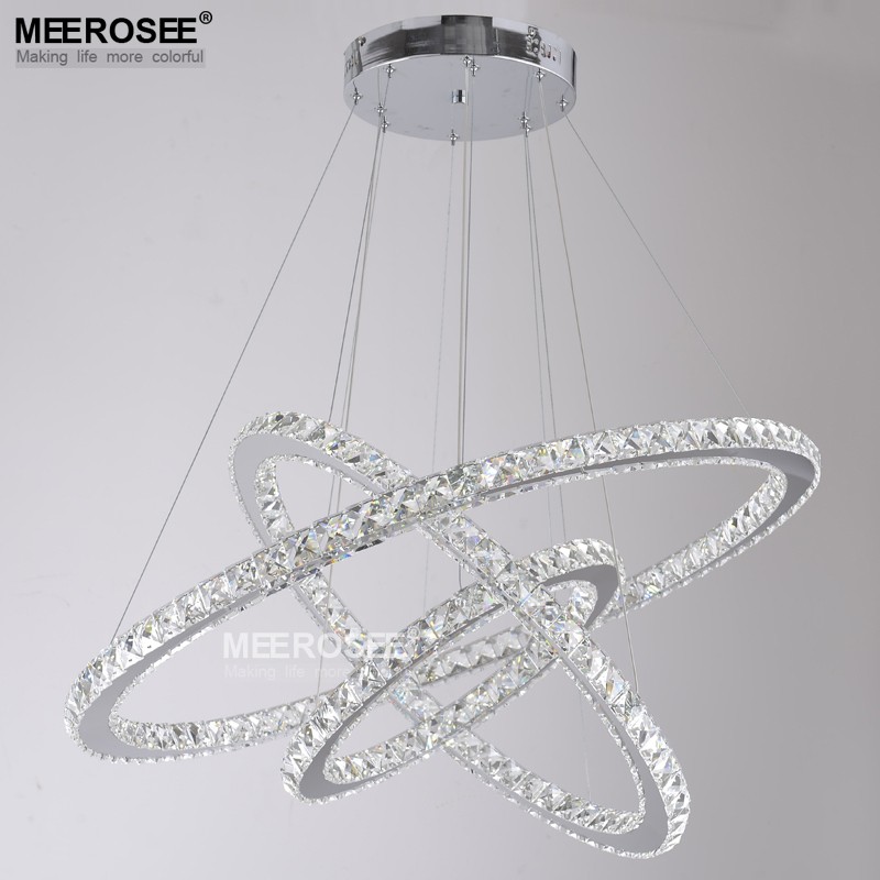 Anello di cristallo lampadario lampada a sospensione a led md8825 ... Lampada a sospensione cristallo