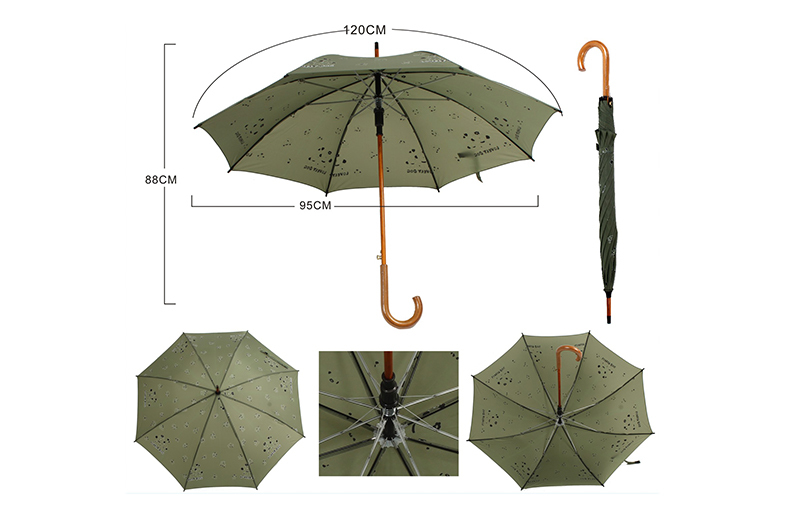 プロモーションのファッションの雨95センチメートルアルミシャフトを使用してカスタム問屋・仕入れ・卸・卸売り