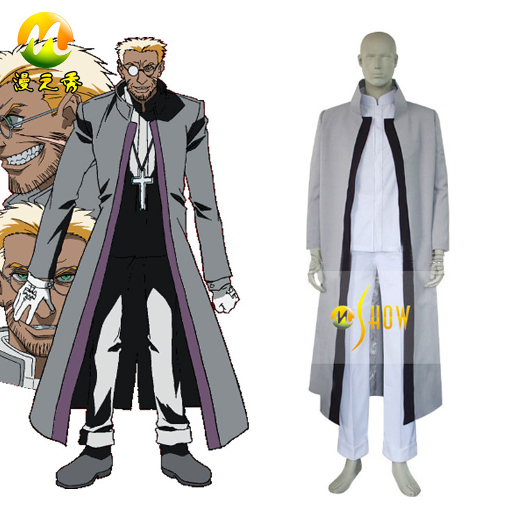 日本のアニメの衣装ヘルシングアレキサンダーアンダーソンハロウィーンパーティーコスプレ衣装販売のための問屋・仕入れ・卸・卸売り